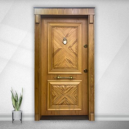 درب ضدسرقت دوقاب بلوط جناغیhz-02