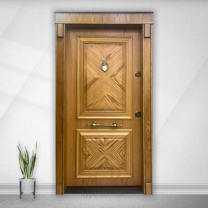 درب ضدسرقت دوقاب بلوط جناغیhz-02