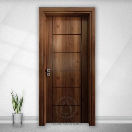 درب داخلی روکش راش و رنگ (HD-05)