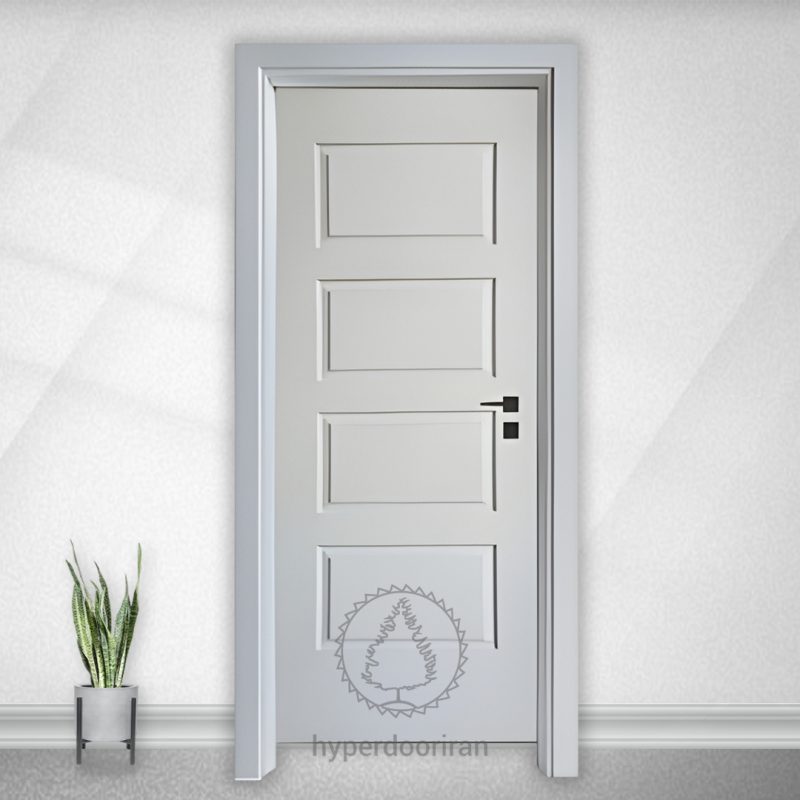 درب hdf چهار قاب